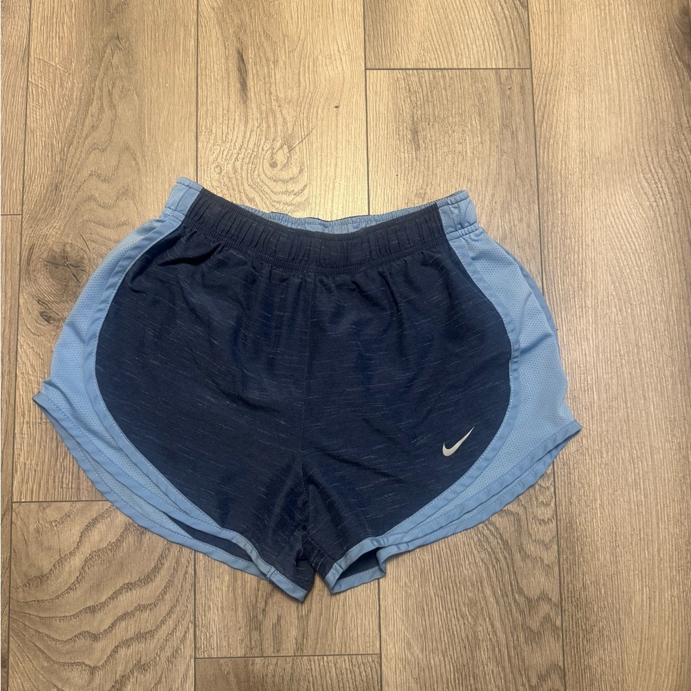 Nike Dri-FIT Tempo Running Shorts XS Navy Blue Light Blue